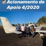 Comandantes e Passageiros no saudoso PR-TOY Cirrus SR-20 de muitos Acionamentos